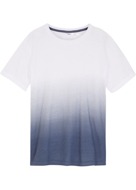 Jungen T-Shirt, Slim Fit in weiß von vorne - bpc bonprix collection