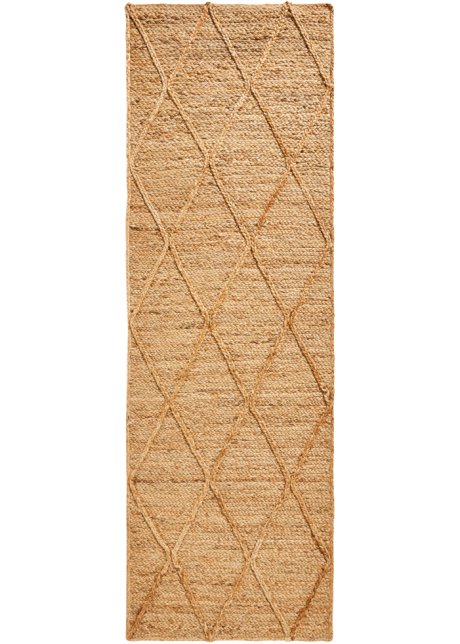 Kelim-Teppich mit plastischer Musterung in beige - bpc living bonprix collection