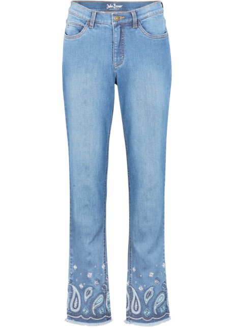 Stretch-Jeans Straight in blau - John Baner JEANSWEAR