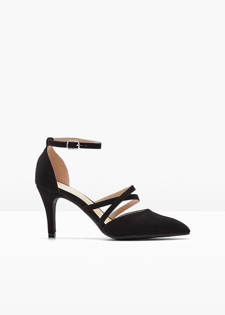 Spangenpumps in schwarz - BODYFLIRT