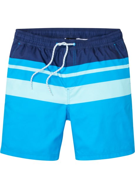 Strand-Shorts in blau von vorne - bpc bonprix collection