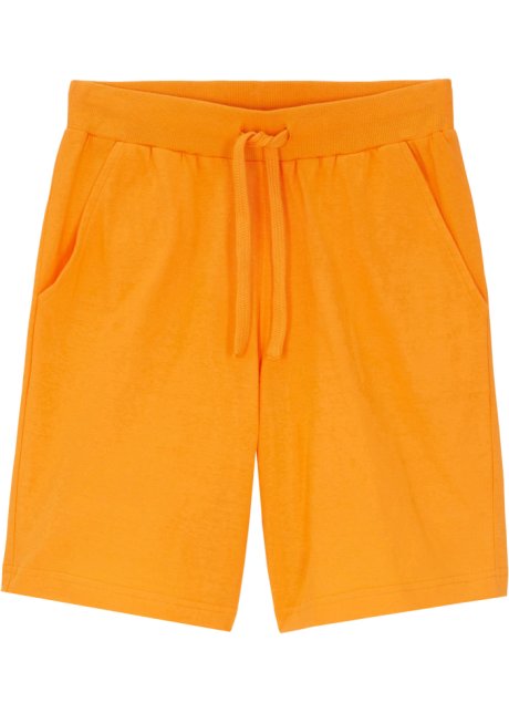 Mädchen Shirt-Bermuda in orange von vorne - bpc bonprix collection