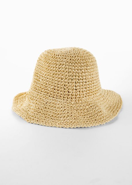 Stroh Bucket Hat in beige - bpc bonprix collection