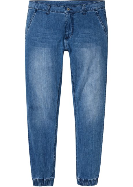 Regular Fit Stretch-Jeans, Straight  in blau von vorne - RAINBOW