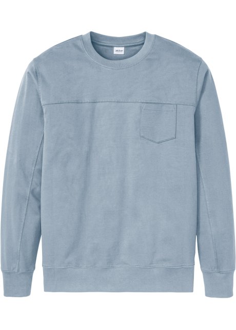 Sweatshirt, Loose Fit in grau von vorne - John Baner JEANSWEAR