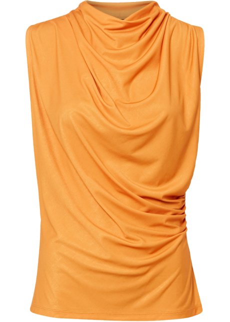Shirttop in orange von vorne - BODYFLIRT