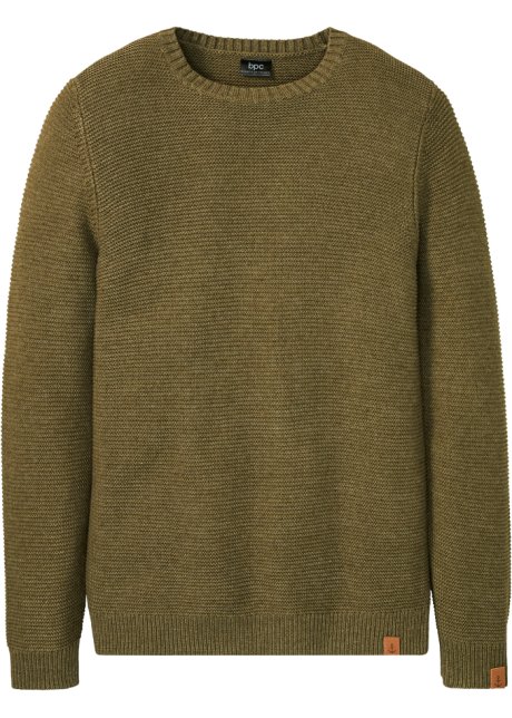Pullover  in grün von vorne - bpc bonprix collection