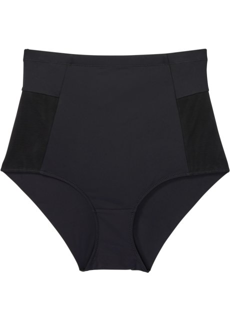 Shape Panty mit mittlerer Formkraft in schwarz von vorne - bpc bonprix collection - Nice Size