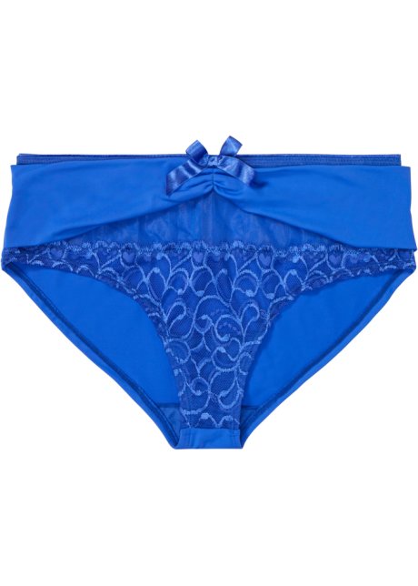 Panty in blau von vorne - BODYFLIRT