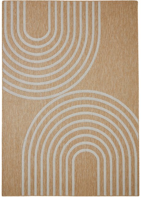 In-und Outdoor Teppich mit moderner Musterung in braun - bpc living bonprix collection