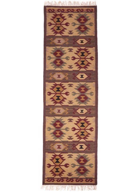 Kelim-Teppich in warmen Farben in beige - bpc living bonprix collection
