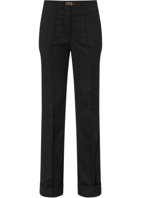 Flared-Hose in schwarz von vorne - bpc selection premium