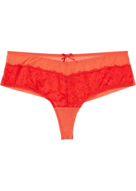 String Panty in rot von vorne - BODYFLIRT