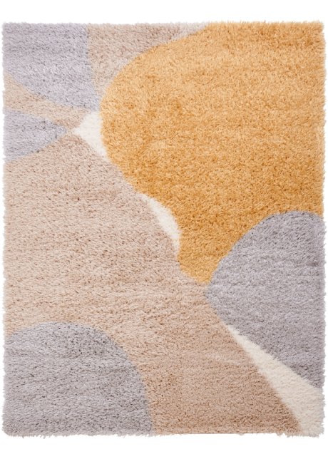 Hochflor Teppich in moderner Musterung in beige - bpc living bonprix collection