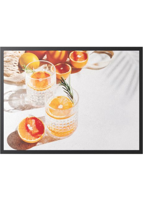 Fußmatte mit Orangen in orange - bpc living bonprix collection