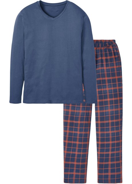 Pyjama in blau - bpc bonprix collection