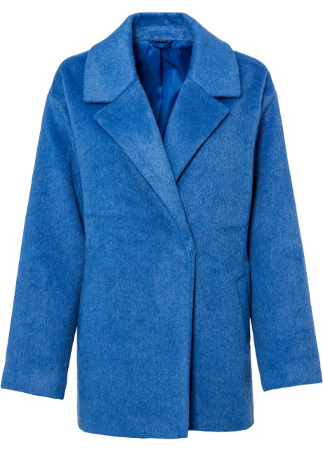 Mantel in blau von vorne - BODYFLIRT
