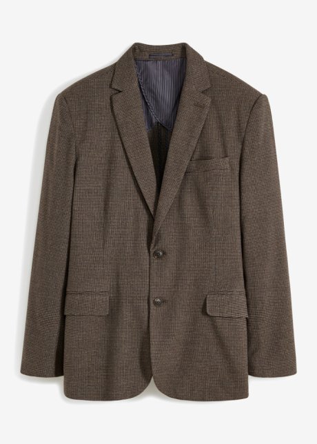 Anzug (2-tlg.Set): Sakko und Hose, Slim Fit in braun von vorne - bpc selection