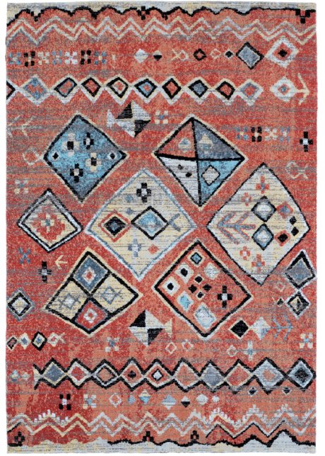 In-und Outdoor Teppich im Ethnostil in orange - bpc living bonprix collection