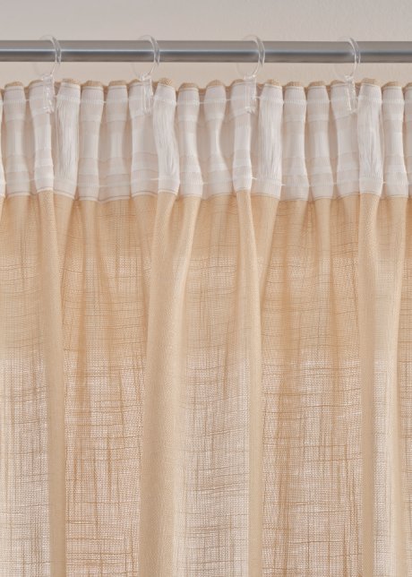 Vorhang mit bonprix eingearbeiteten | Polyester nachhaltigem