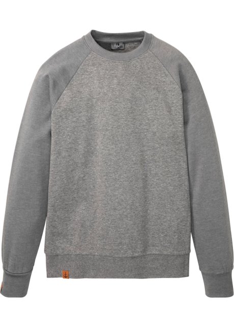 Sweatshirt in grau von vorne - bpc bonprix collection