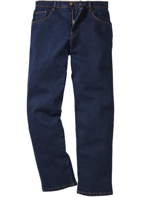 Classic Fit Stretch-Jeans, Straight in blau von vorne - John Baner JEANSWEAR