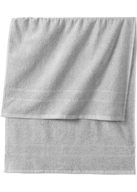 Handtuch in weicher Qualität in grau - bpc living bonprix collection