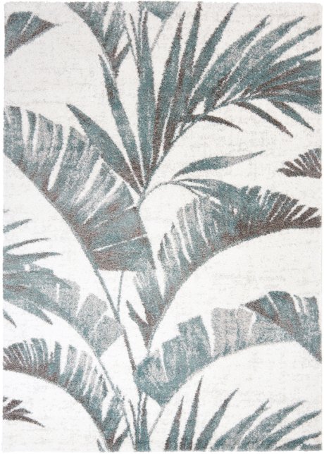 Teppich mit Palmenblättern in grün - bpc living bonprix collection