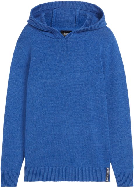 Jungen Pullover  in blau von vorne - bpc bonprix collection