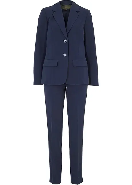 Damen Büro Hosenanzug 2-teilig - Blazer Und Hose Business Kleidung