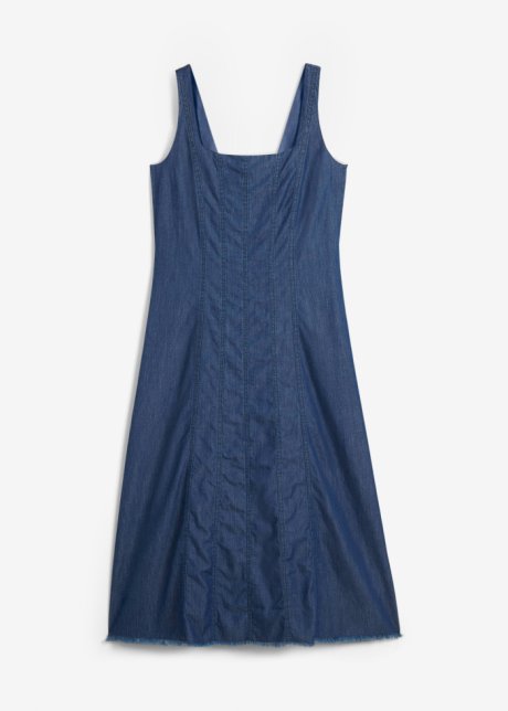 Jeanskleid in blau von vorne - bpc selection