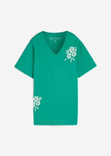 Longshirt in grün von vorne - bpc selection
