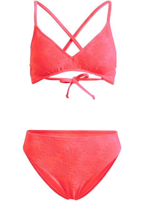 Bustier Bikini (2-tlg.Set) in pink von vorne - RAINBOW
