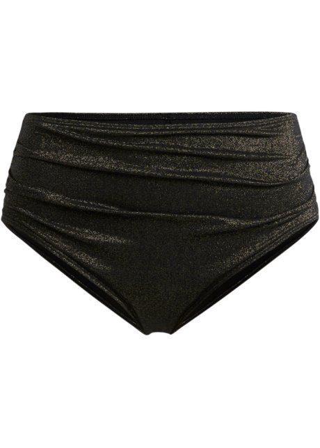 Maxi Bikinihose in schwarz von vorne - bpc selection