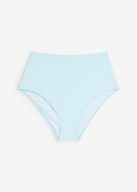 High waist Bikinihose  in blau von vorne - bpc bonprix collection