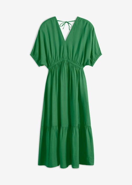 Kleid in grün von vorne - BODYFLIRT