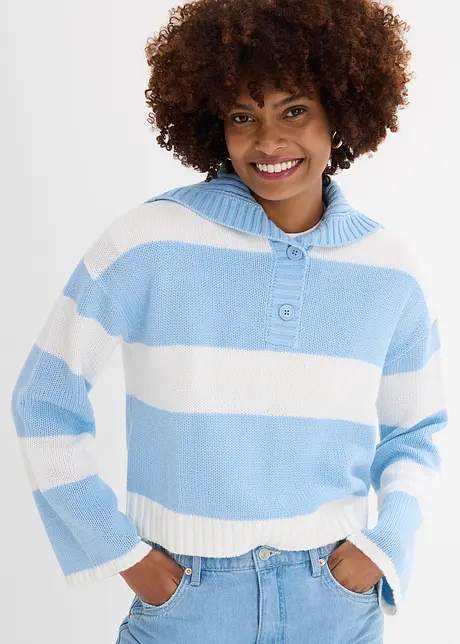 Superweicher Gestreifter Pullover Für Damen – Lässig, Gemütlich, Perfekt Für Cosplay & Alltag