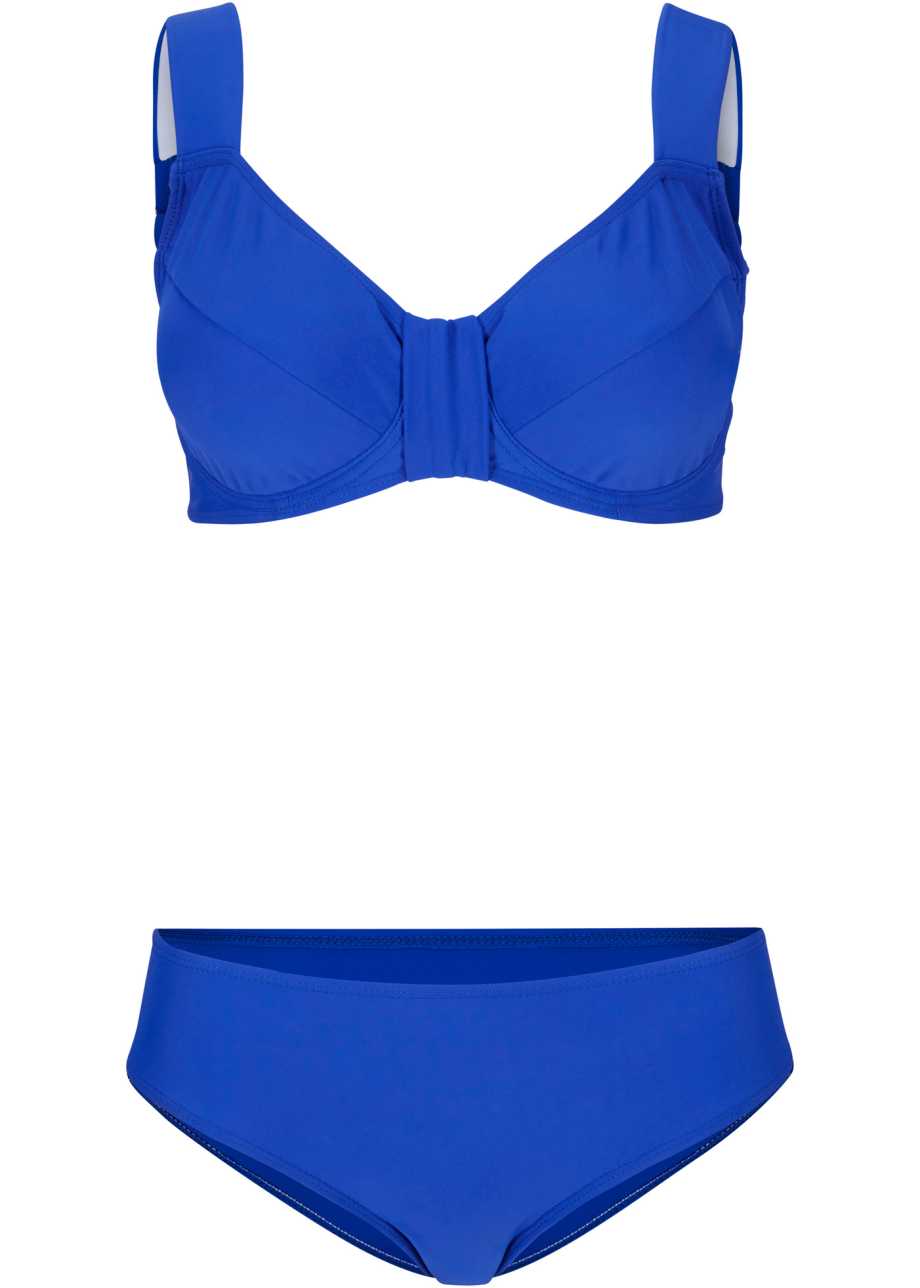 Attraktiver Mininmizer Bikini Mit Gepolsterten Trägern Blau Cup D 8882