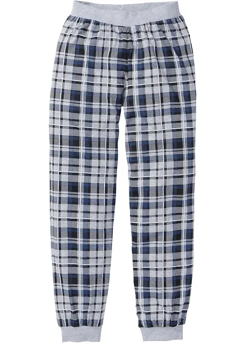 Pyjamahose aus Jerseyware in grau - bonprix