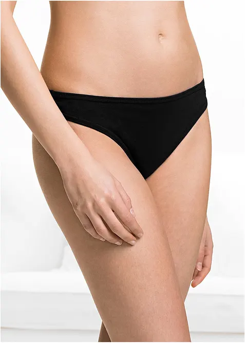 String (10er Pack) in schwarz von vorne - bonprix
