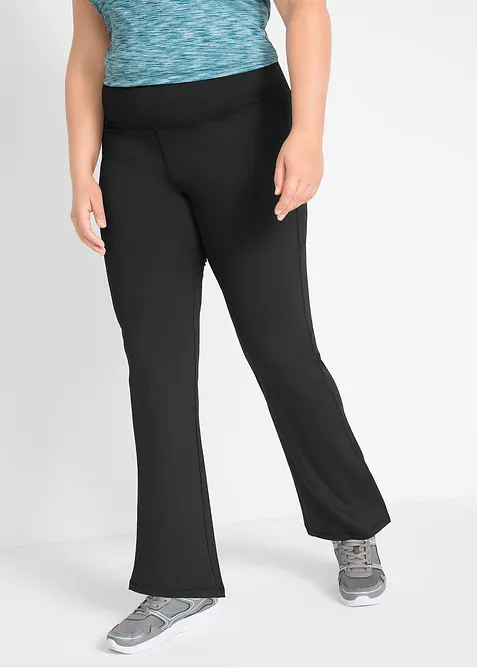 Sport-Hose mit Tasche, ausgestellt in schwarz von vorne - bonprix