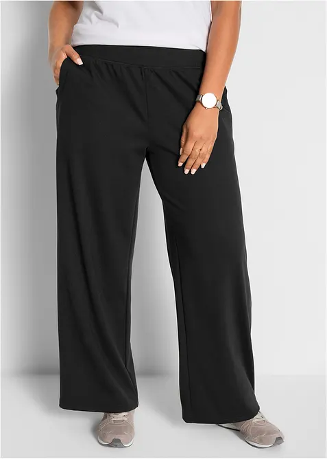 Punto di Roma Hose mit Bequembund in schwarz von vorne - bonprix