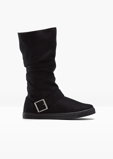 Winter Stiefel in schwarz von vorne - bonprix