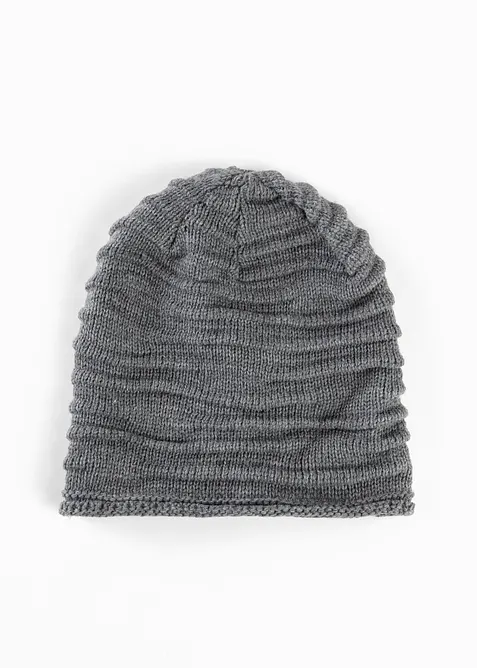 Mütze in grau - bonprix