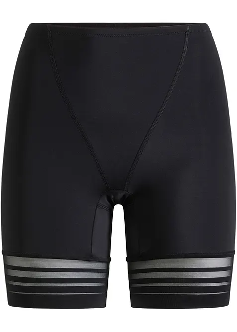Shape-Radlerhose mit mittlerer Formkraft in schwarz von vorne - bonprix