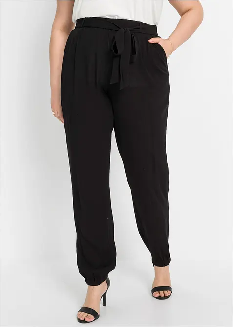 Hose in schwarz von vorne - bonprix