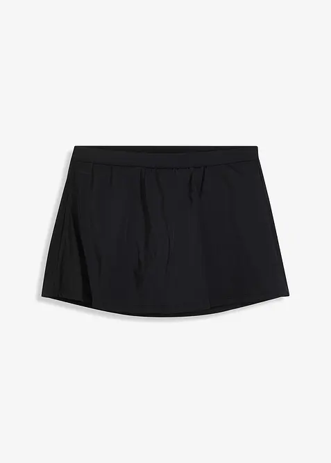 Baderock mit Innenslip in schwarz von vorne - bonprix