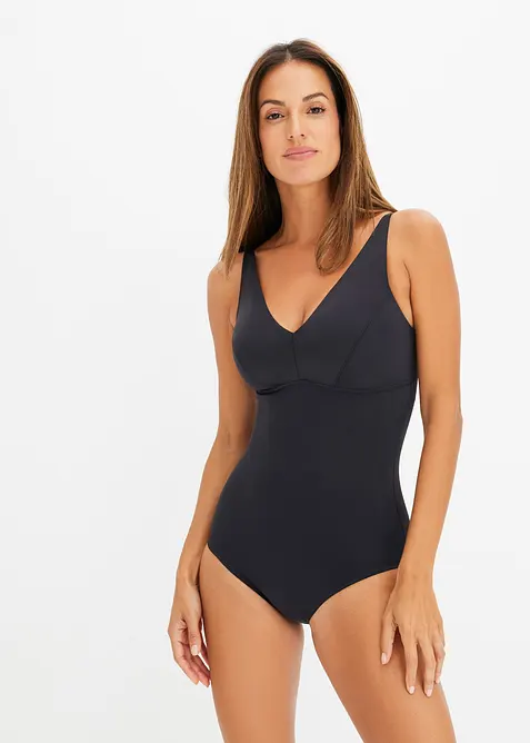 Nahtloser Medium Shape Body ohne Bügel in schwarz von vorne (Totalaufnahme) - bonprix