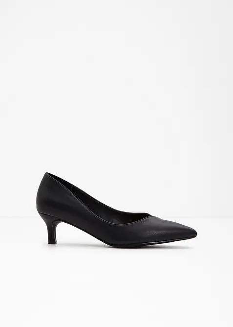 Pumps mit schmalem Absatz in schwarz - bonprix