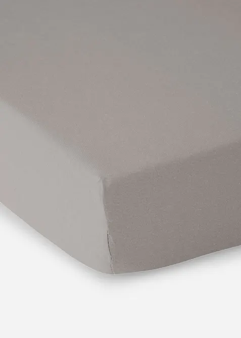 Jersey 40cm Spannbettlaken in braun von vorne - bonprix